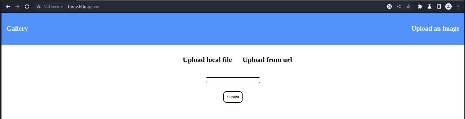 URL upload